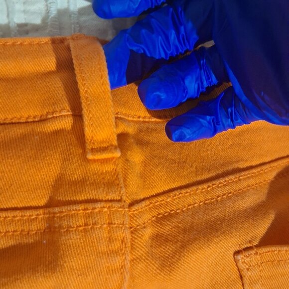 Emperial Orange Ripped Skinny Women's Jeans Size 5 Size S. - Picture 15 of 17